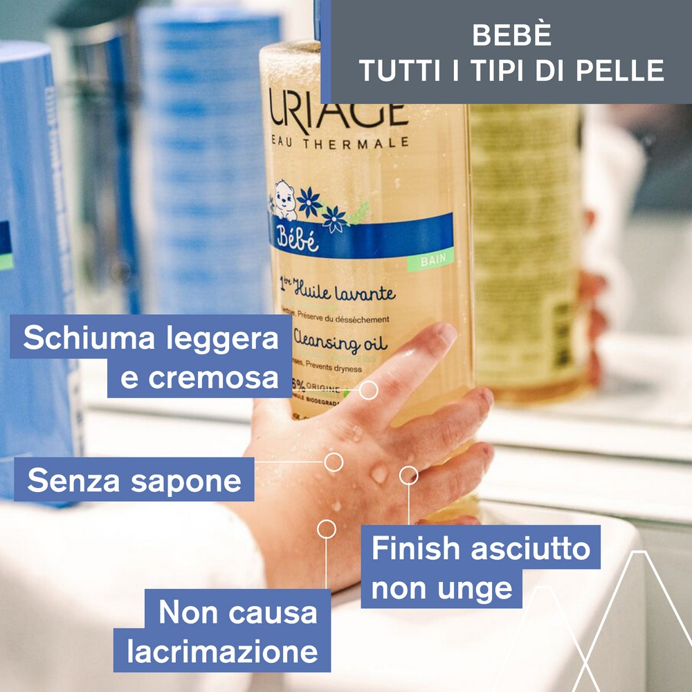 Uriage Bebè 1° Olio detergente - 500ml