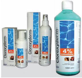 Icf Clorexyderm Soluzione 4% Disinfettante Cani E Gatti 1000 Ml