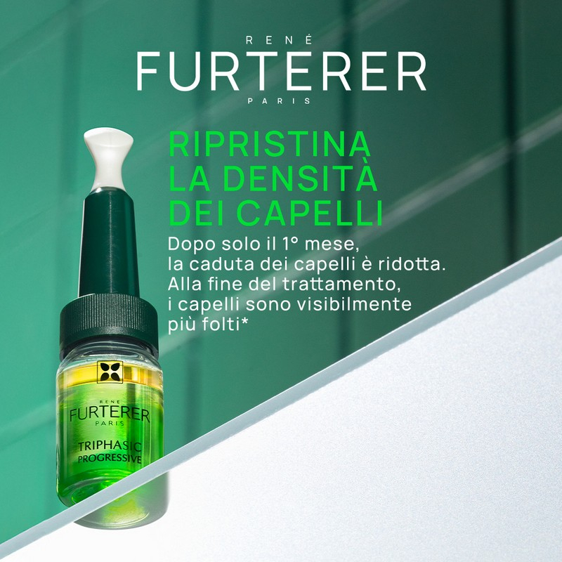 René Furterer Triphasic Progressive Trattamento progressivo contro la caduta dei capelli, anti-caduta, 8 unità