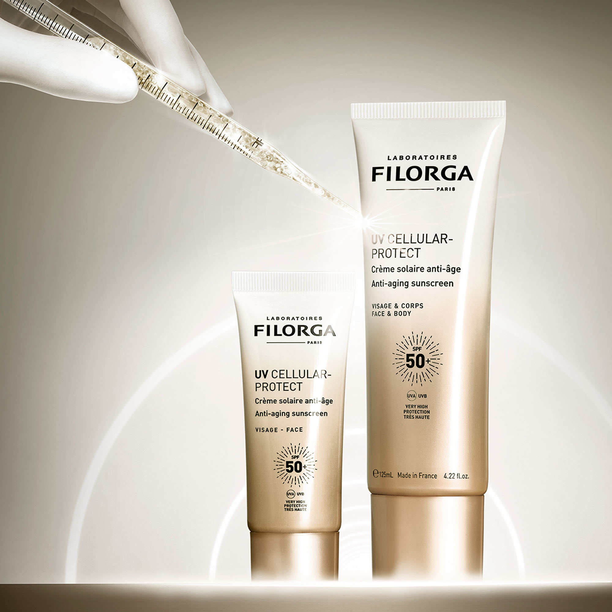 Filorga - Uv Cellular Protect Body SPF50+ - Crema Solare Anti-Età Viso E Corpo 125 ml