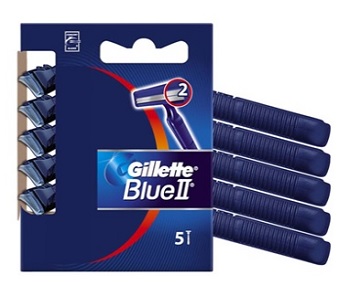 Gillette Rasoio Usa e Getta Blue II Slalom 5 Pezzi