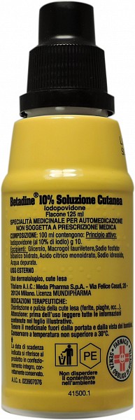 Betadine - Soluzione cutanea disinfettante al 10% - 120 ml