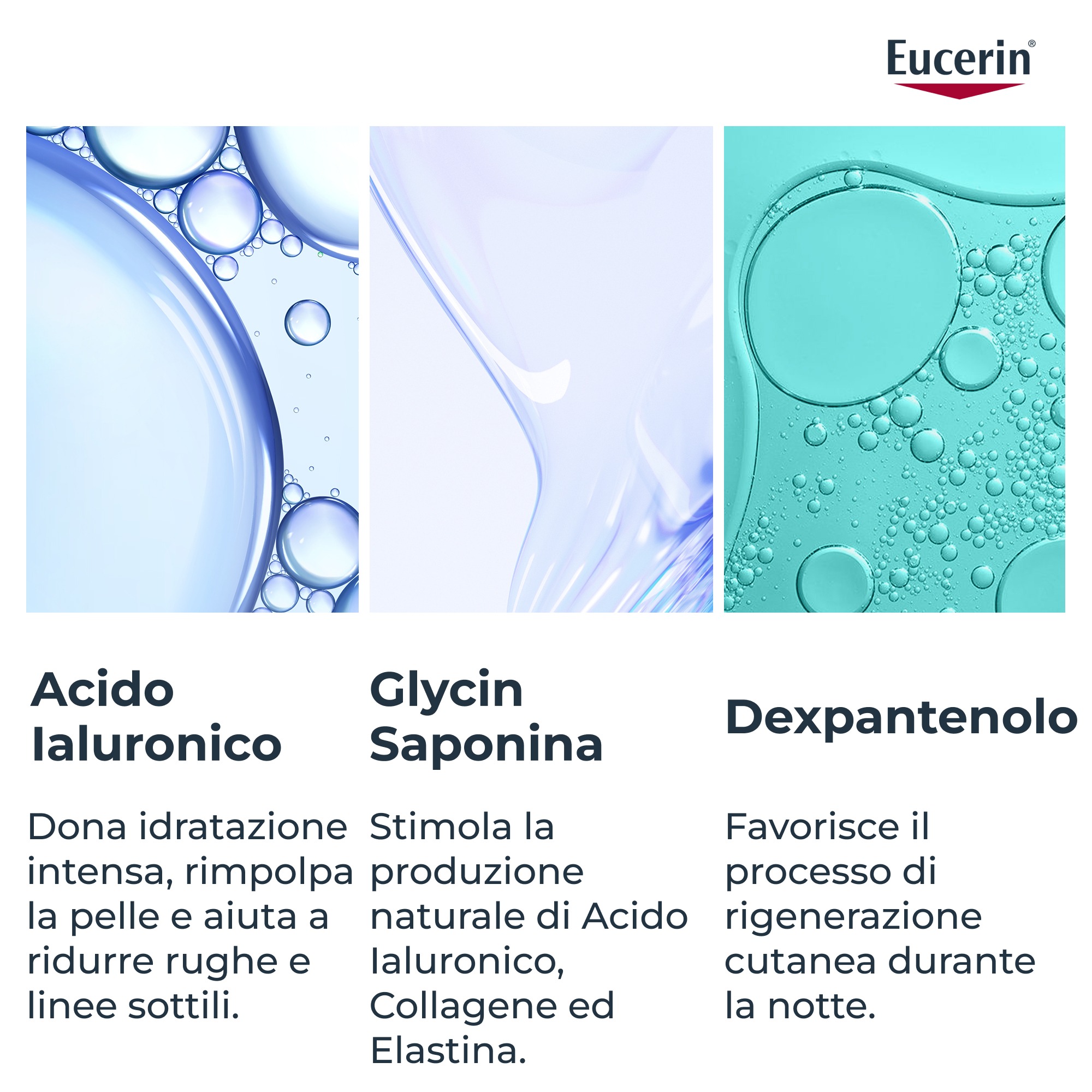 Eucerin Hyaluron-Filler crema viso Notte Antirughe 50 mL