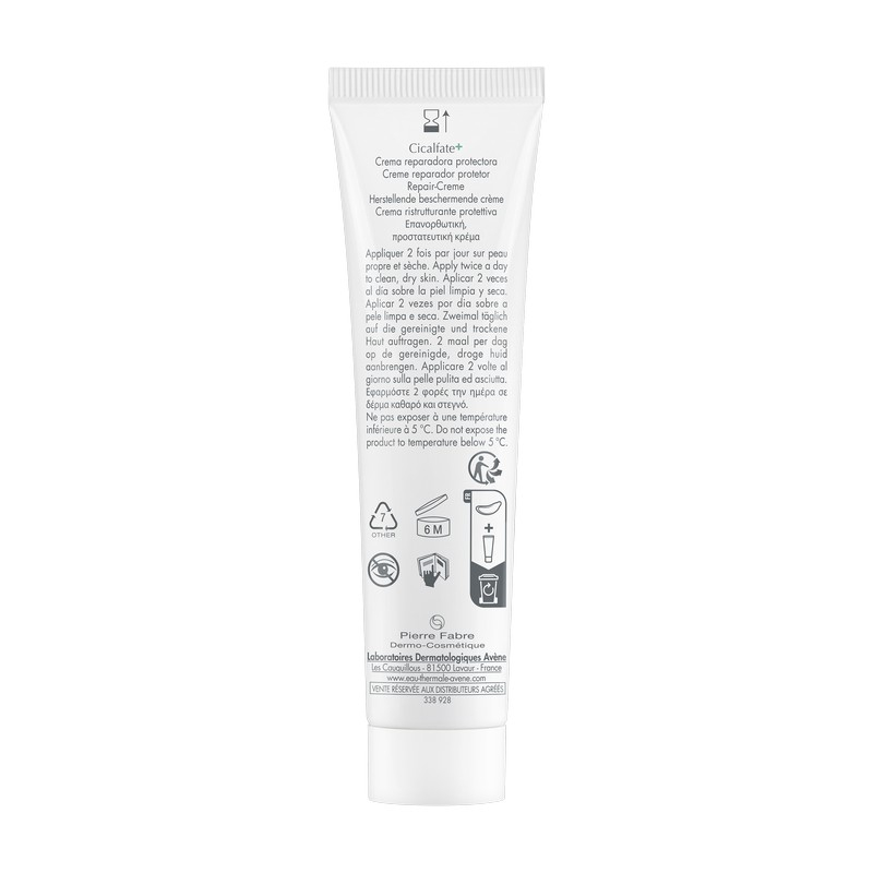 Eau Thermale Avène Cicalfate+ Crema Ristrutturante Protettiva, pelle fragilizzata, 40ml