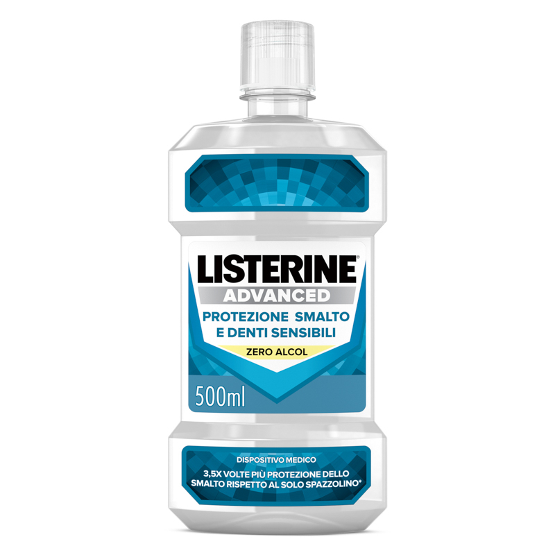 Listerine Advanced Defence Sensitive Collutorio Denti Sensibili 500 ml
