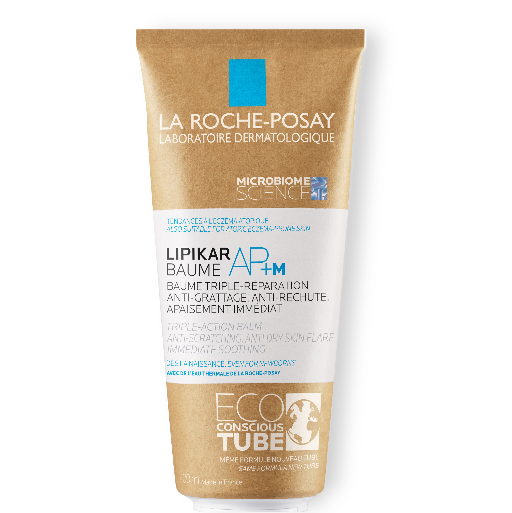 La Roche-Posay Lipikar - Baume AP+M Balsamo Riparatore A Tripla Azione Per Pelle Secca O Atopica 200 ml