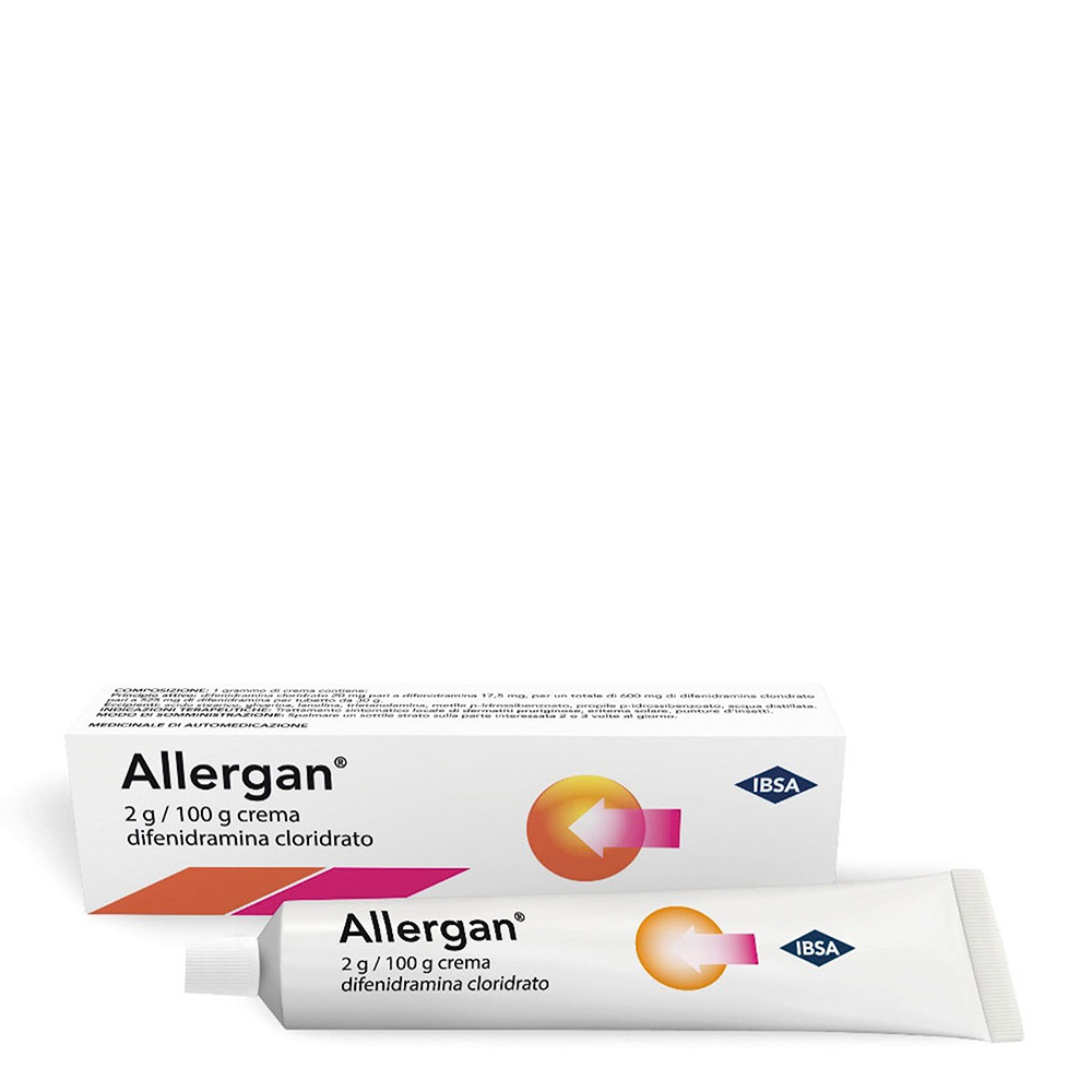 Allergan Crema 2g/100g Difenidramina Antiprurito 30g