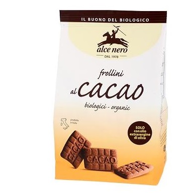 ALCE NERO FROLLINI CACAO BIO 350GR