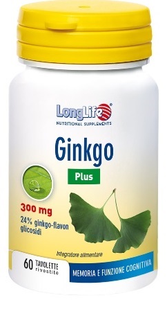 Longlife Ginkgo Plus Integratore Circolazione 60 Tavolette