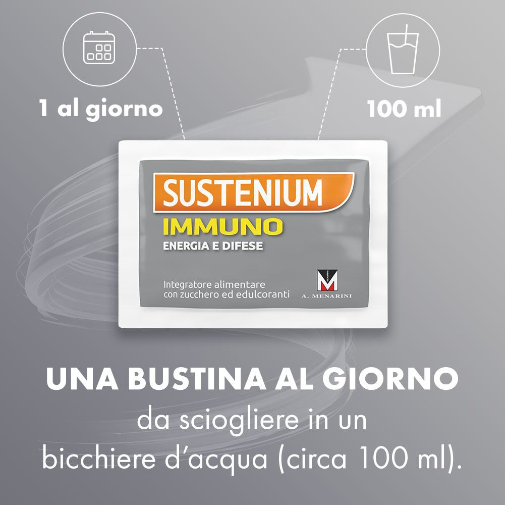 Sustenium Immuno Integratore Sistema Immunitario 14 Bustine