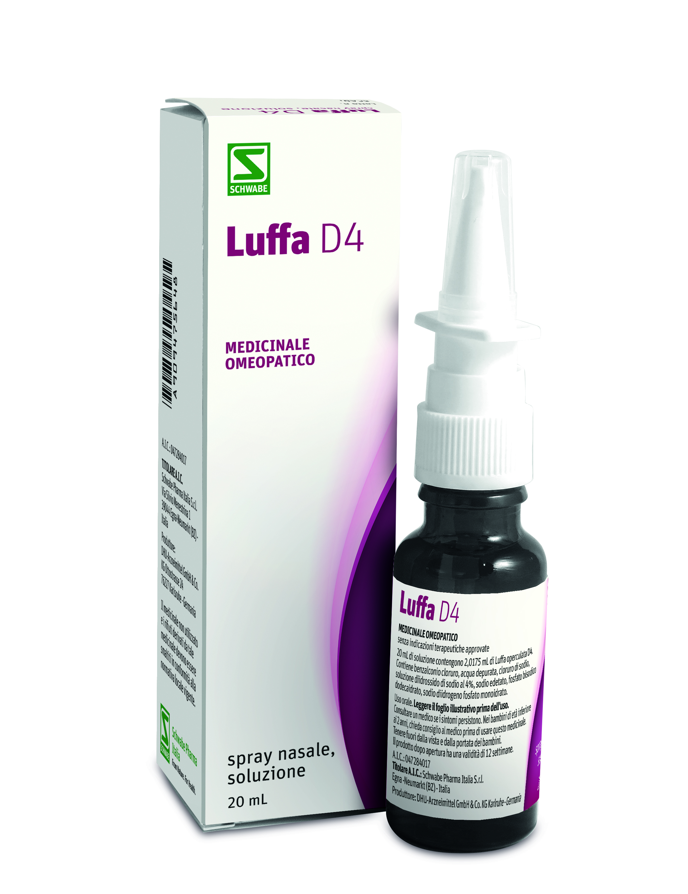 LUFFA Spray Nasale D4 20ml DHU