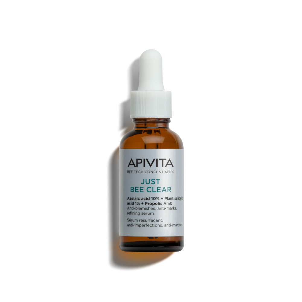 Apivita Just Bee Clear - Siero Perfezionatore, Affinante E Anti-Macchie 30 ml