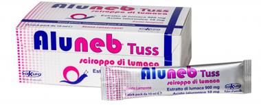 Aluneb Tuss Sciroppo di Lumaca Integratore Tosse 14 Stick Pack