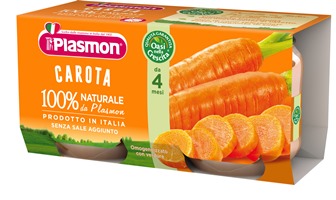 Plasmon Omogeneizzato Carote 2 Vasetti 80 g