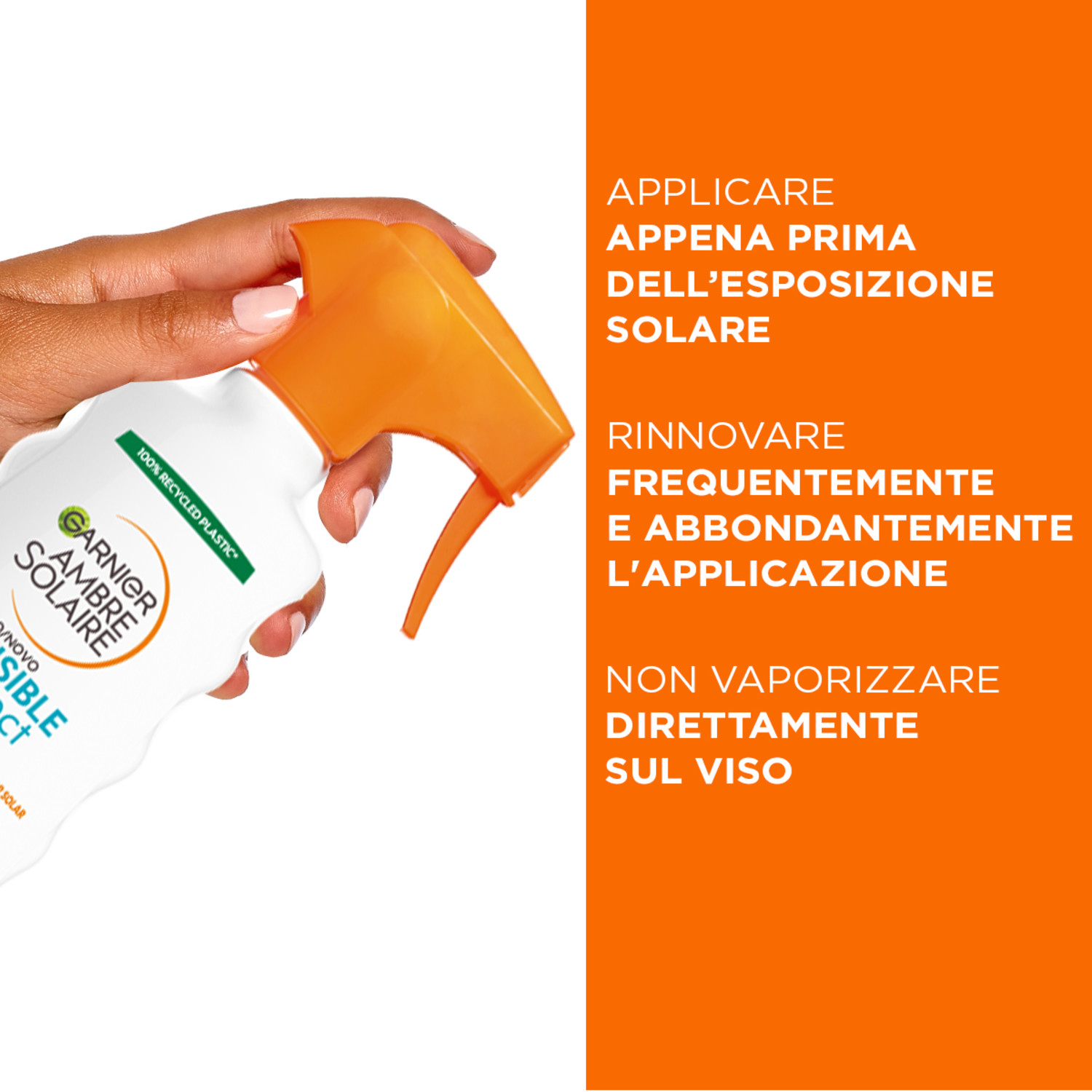 GARNIER AMBRE SOLAIR INVISIBLE PROTECT BRONZE SPRAY GACHETTE SPF 30 300 ML