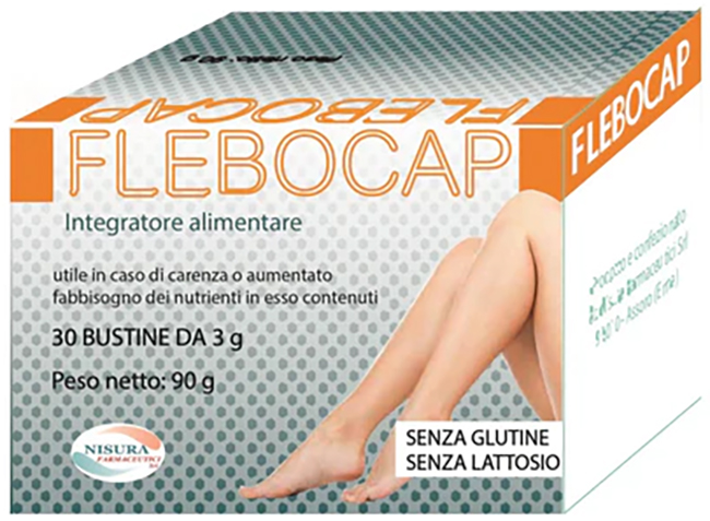 Flebocap Integratore Per Gambe Pesanti 30 Bustine 3 g
