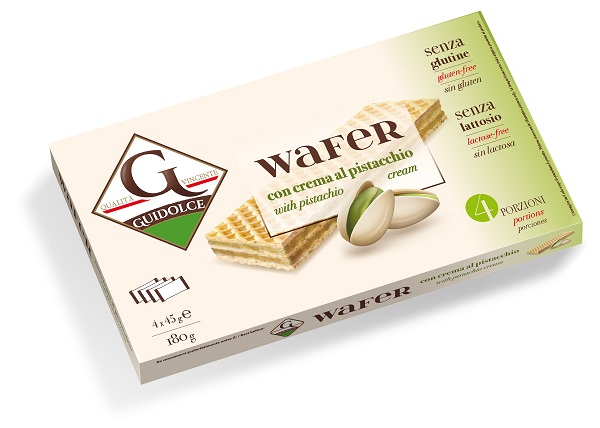 GUIDOLCE Wafer Pistacchio 180g