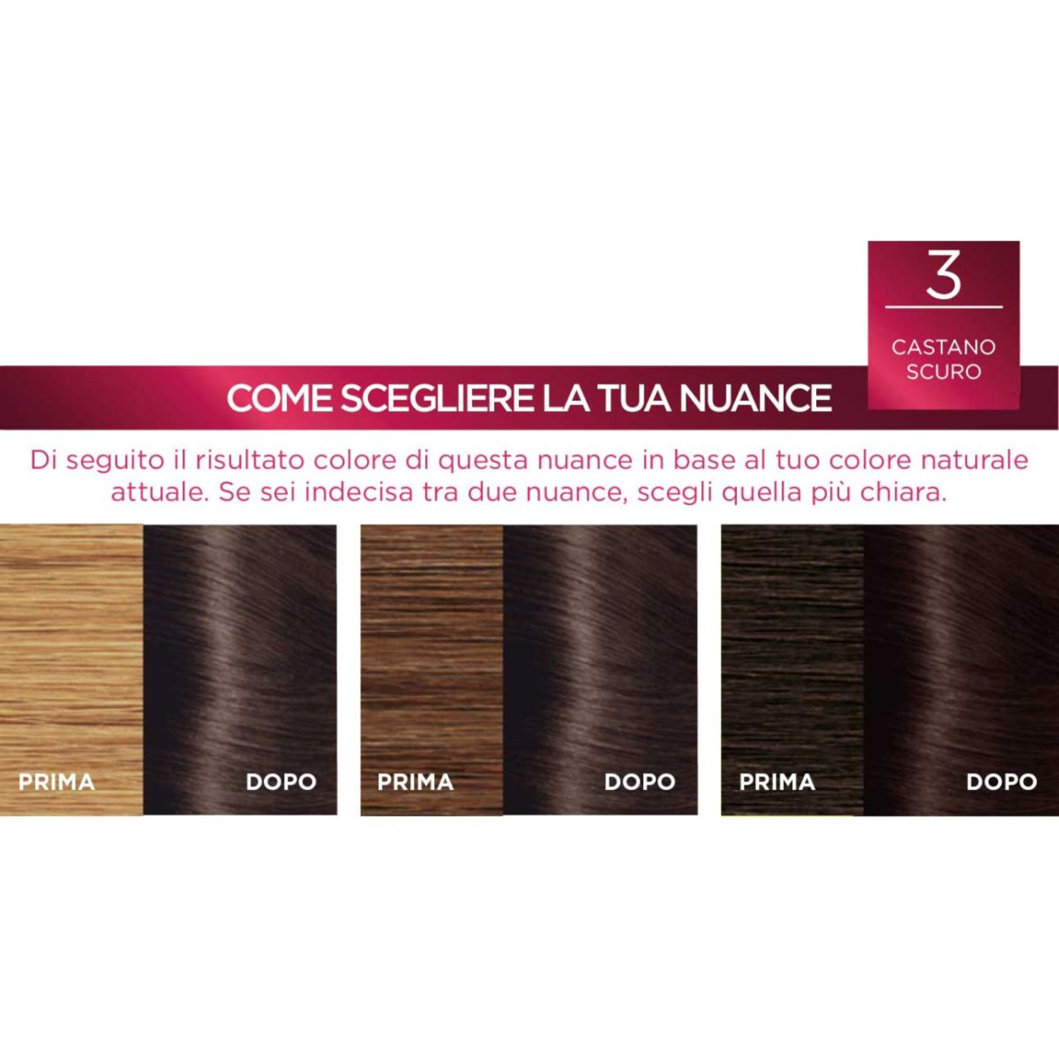 L'Oréal Paris Colorazione Triplo Trattamento Excellence, Con Acido Ialuronico, 100% Copertura Capelli Bianchi, Per Capelli Più Idratati, Castano Scuro (3)