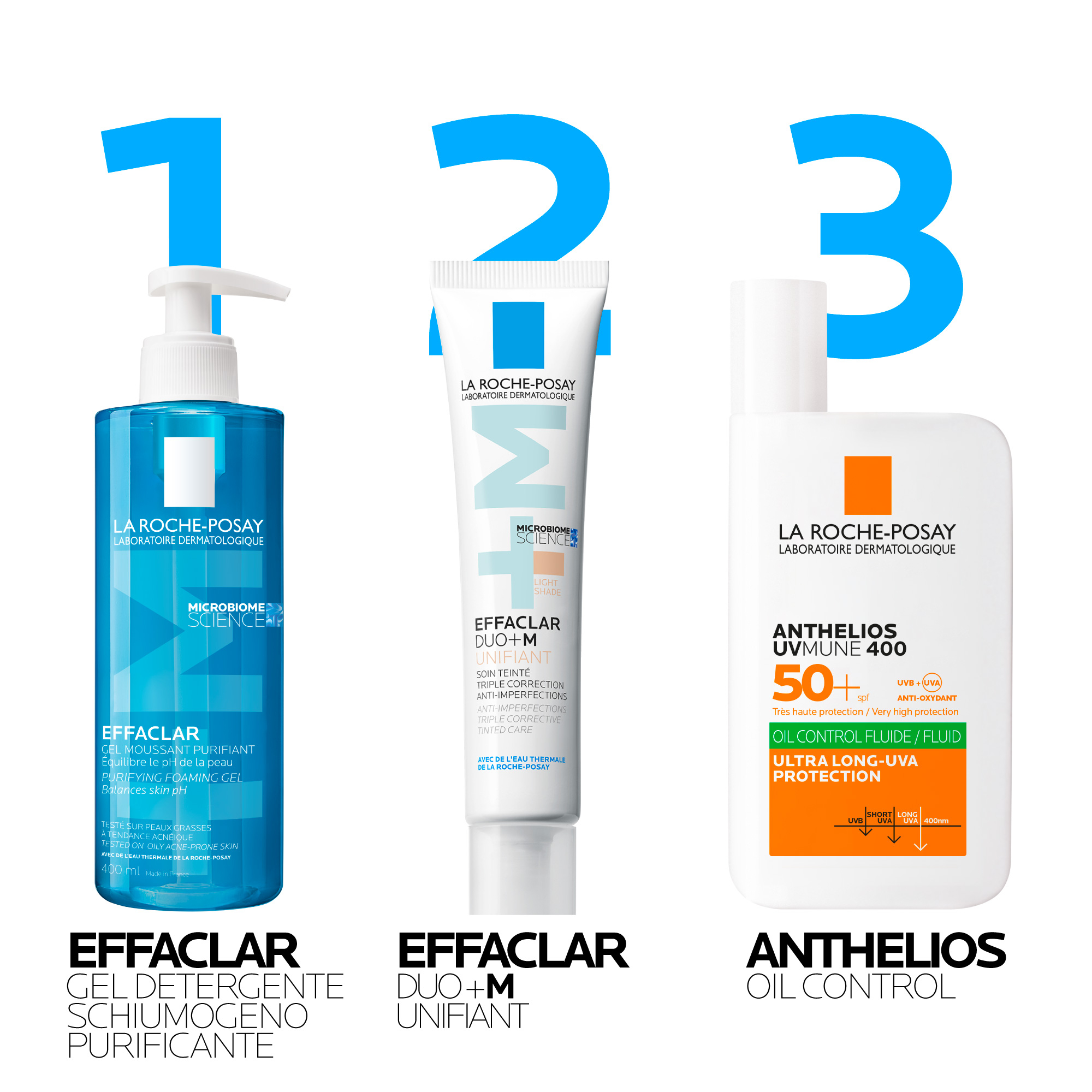 La Roche-Posay Effaclar Duo+M Unifiant Light trattamento correttivo uniformante e purificante con nuovo attivo phylobioma e niacinamide 40ml