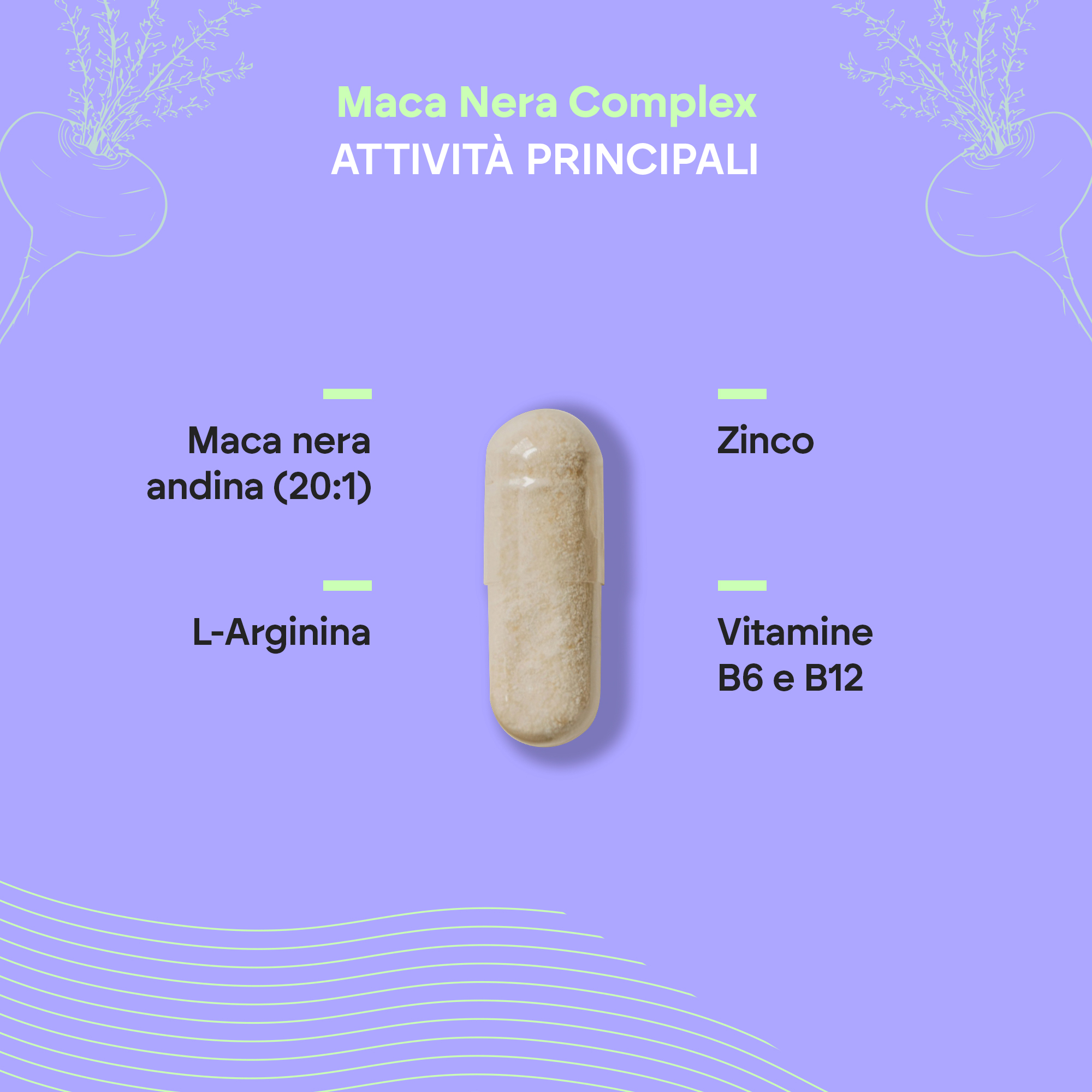 Nutralie Maca Nera Complex 120 Capsule - Integratore Per Il Metabolismo Energetico