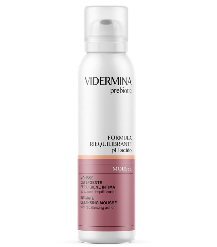 Vidermina Prebiotic Mousse Detergente Intimo pH Acido 50 ml