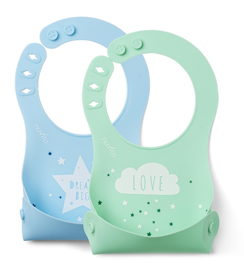 NUVITA BAVAGLINI ARROTOLABILI BLU/GRE