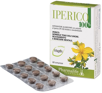 Pharmalife Research Iperico 100% Integratore per Mantenere il Buon Umore