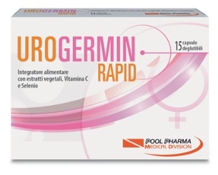 Urogermin Rapid Integratore Benessere Vie Urinarie 15 Capsule