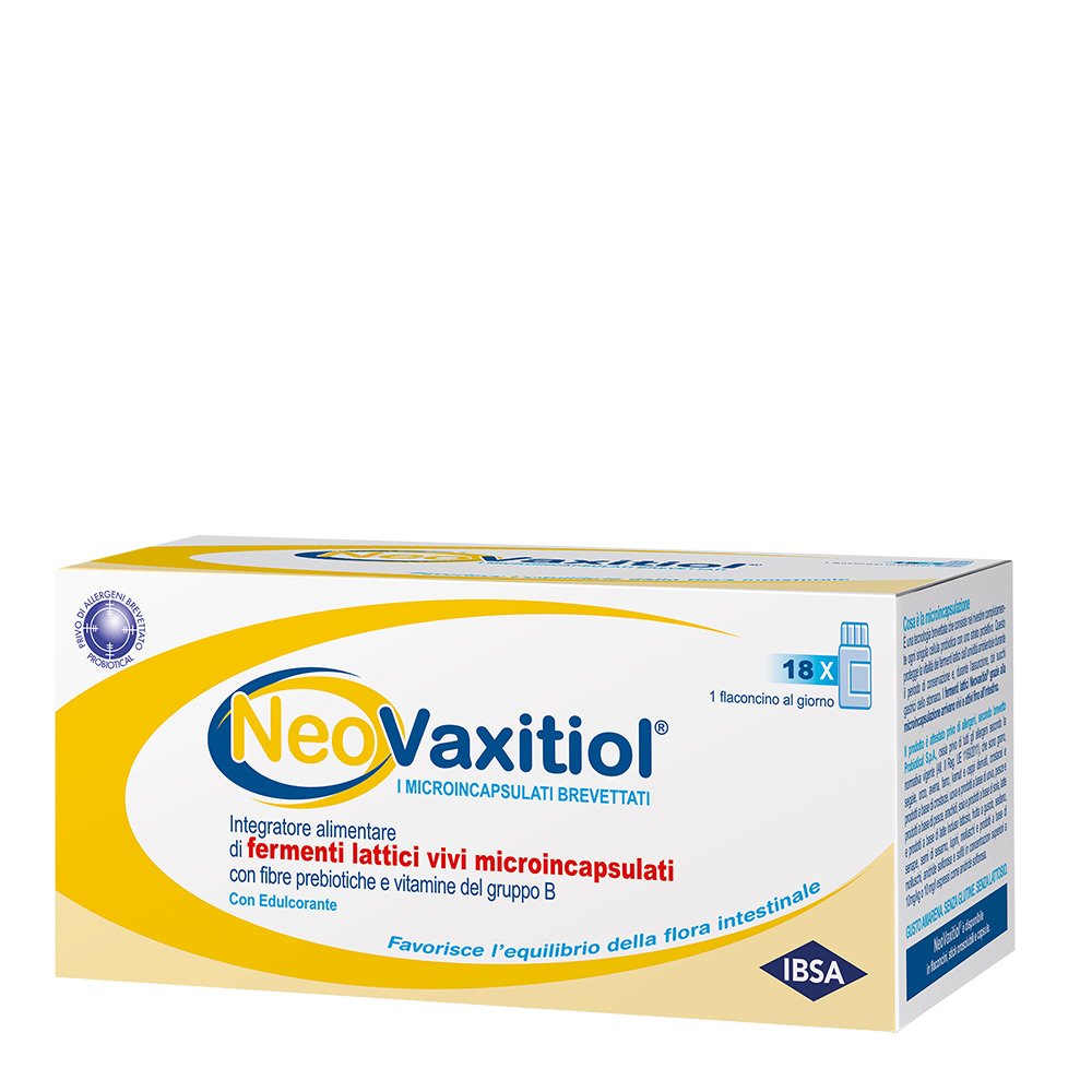 Neo Vaxitiol Integartore Fermenti Lattici Vivi 18 Flaconncini