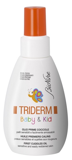 Bionike Triderm Baby&Kid Olio Prime Coccole Pelle Arrossata 100 Ml