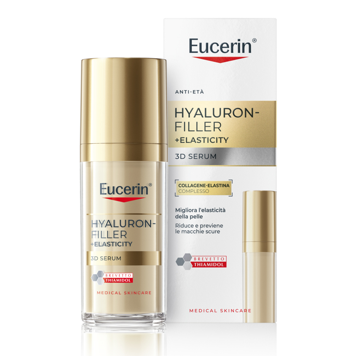 Eucerin Hyaluron-Filler + Elasticity 3D Serum - Siero Anti-Età 30 ml