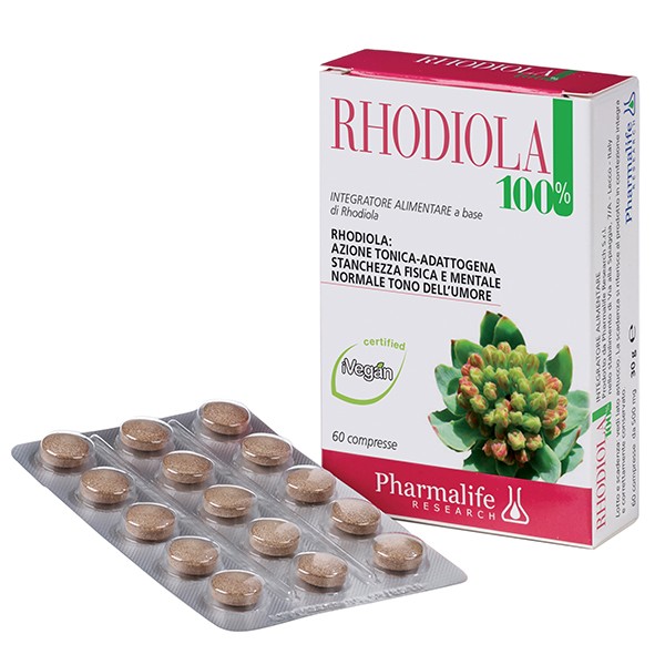 Pharmalife Research Rhodiola 100% Integratore Azione Tonica
