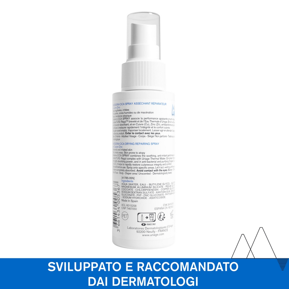 Uriage Bariéderm Cica-Spray Assorbente Riparatore Lenitivo 100 ml