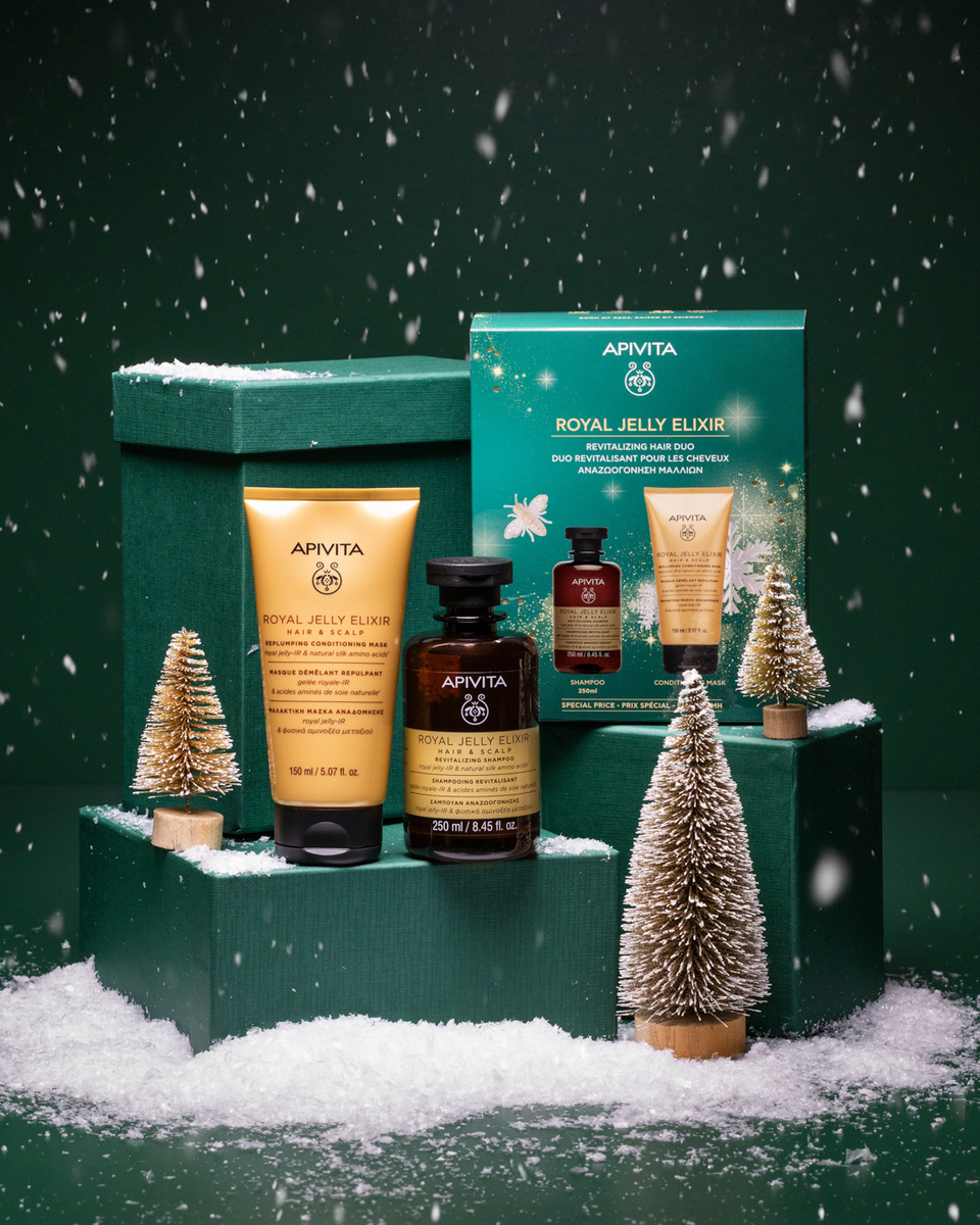 Apivita Royal Jelly Cofanetto Regalo - Shampoo 250 ml + Balsamo 150 ml
