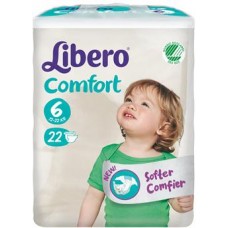 Libero Comfort Taglia 6 Pannolini 12-22 kg 22 Pezzi
