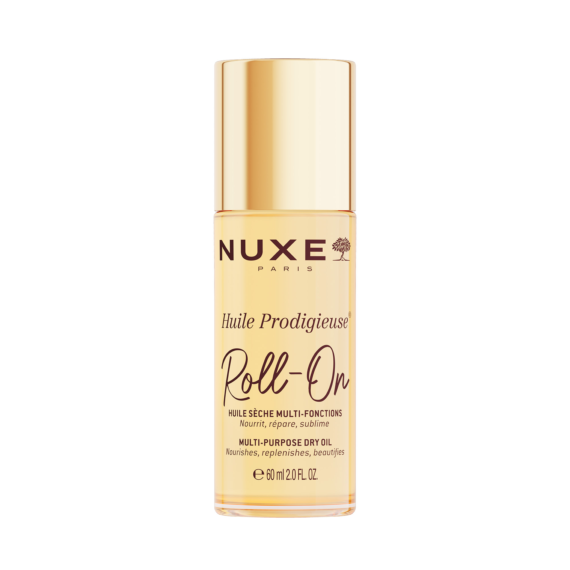 Nuxe - Huile Prodigieuse - Olio Secco Per Viso, Corpo E Capelli Roll-On 60 ml
