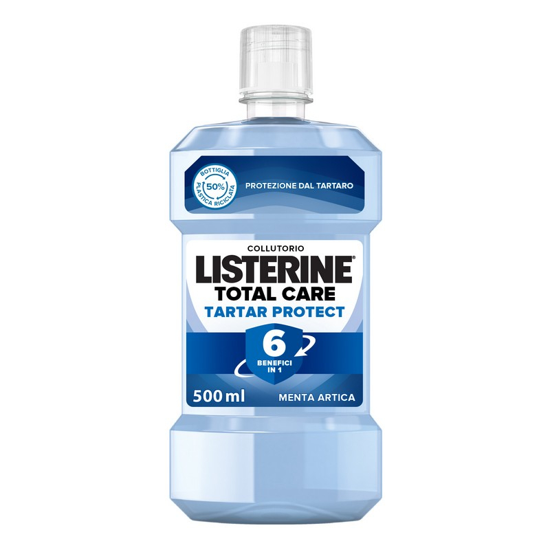 Listerine Colluttorio, Total Care, Protezione Tartaro, 500ml