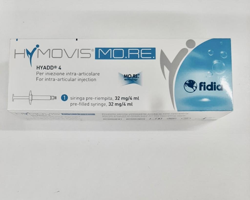 Hymovis Mo Re - Siringa pre-riempita per uso intra-articolare - 32MG/4ML - prezzo speciale per Ordine Minimo 2 pezzi