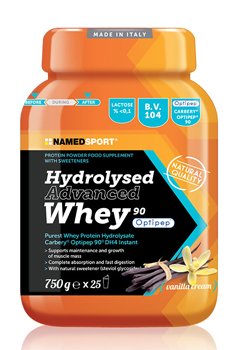 Named Sport Hydrolysed Advanced Whey Vaniglia Integratore Proteico 750 g 