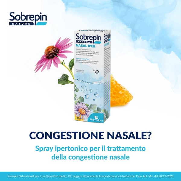 Sobrepin Natura Nasal Iper con Estratti Naturali 30ml