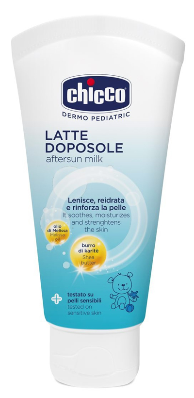 Chicco Latte Doposole lenisce reidrata e rinforza la pelle del bambino 150ml