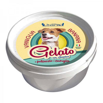 UNIPRO CANE SNACK GELATO VANIGLIA BANANA 60GR