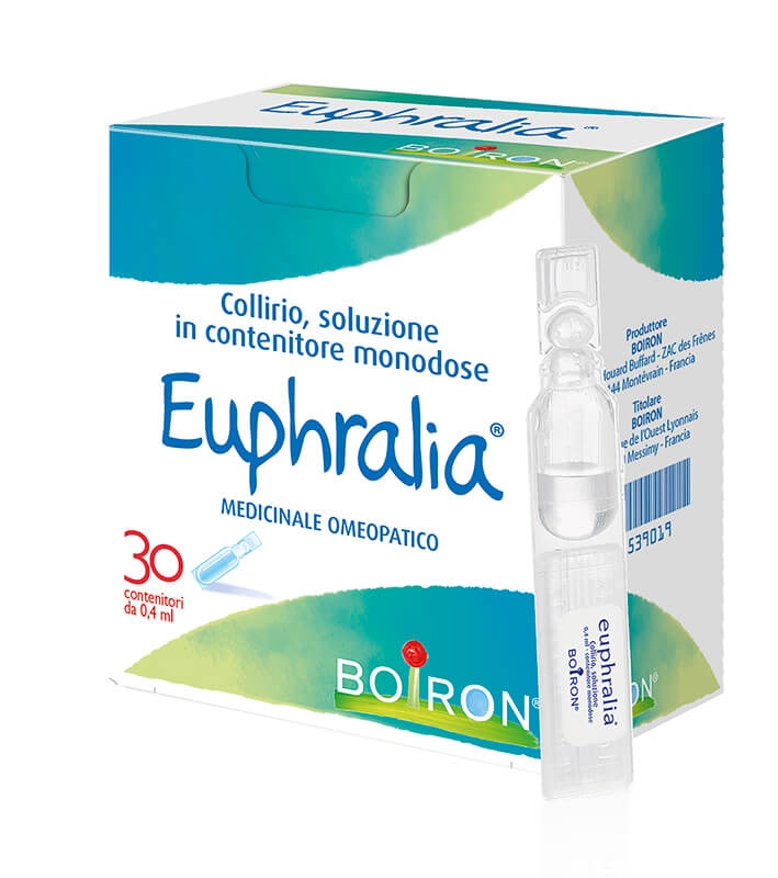 EUPHRALIA COLLIRIO MONODOSE 30 FLACONCINI 30 FLACONI 0,4ML BOIRON