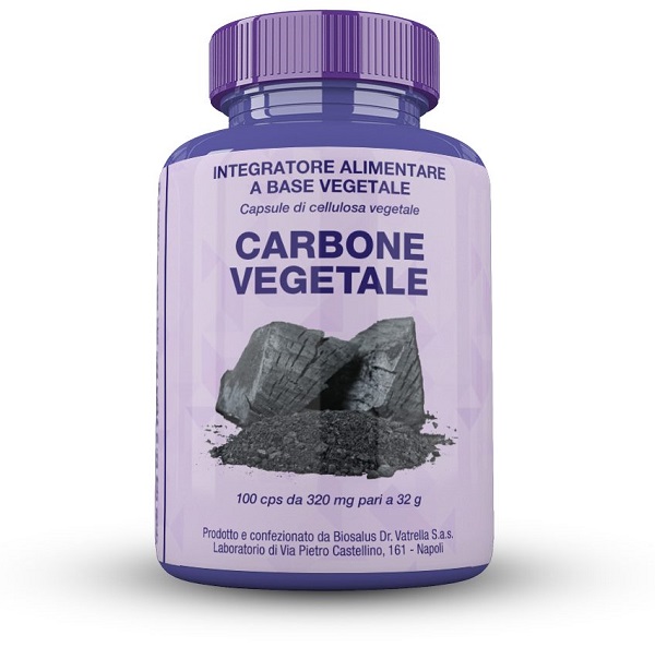 Biosalus Carbone Vegetale Integratore 100 Capsule