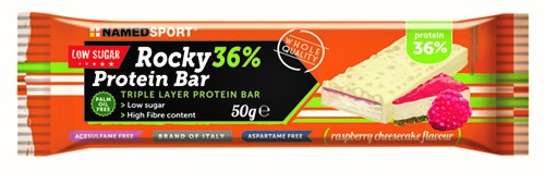 ROCKY 36% PROT BAR RASPBER 50G