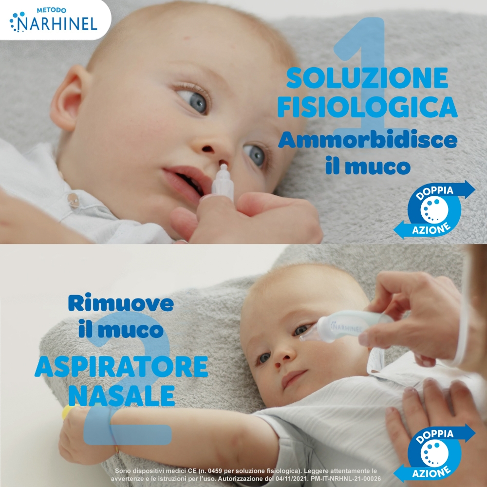 Narhinel 10 Ricambi per Aspiratore Nasale Neonati e Bambini con Filtro Assorbente Usa e Getta Soft 