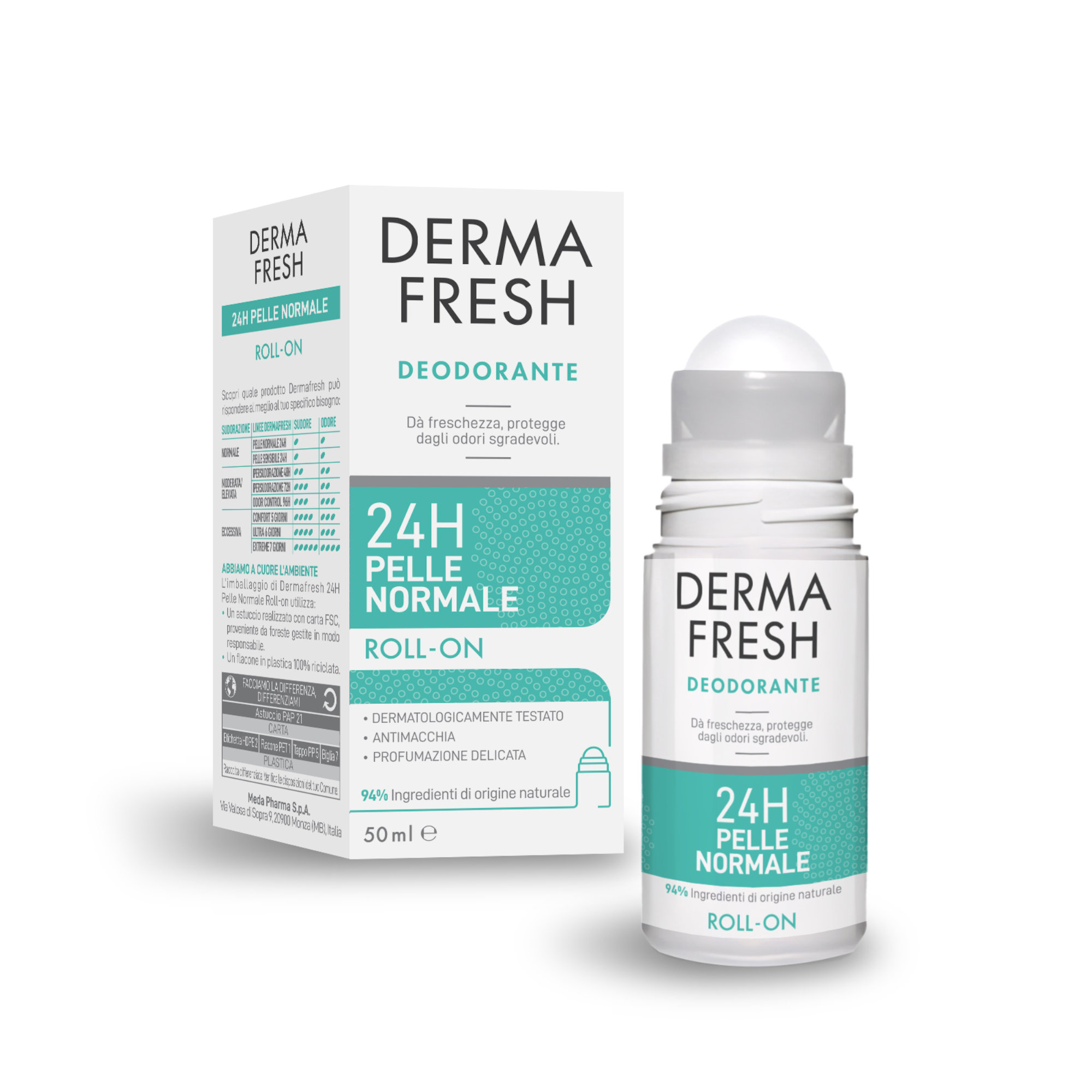 DERMAFRESH 24H P/NORM ROLL50ML