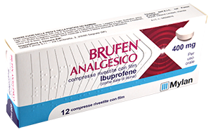 BRUFEN ANALG*12CPR RIV 400MG GMM