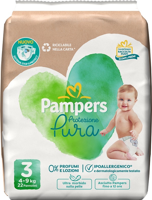 PAMPERS PROTEZIONE PURA MID22P