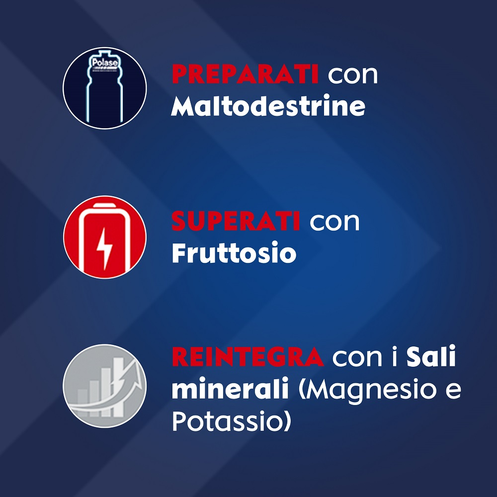 Polase Sport Integratore Alimentare Sali Minerali Magnesio Potassio Vitamina E Vitamina C 10 Bustine